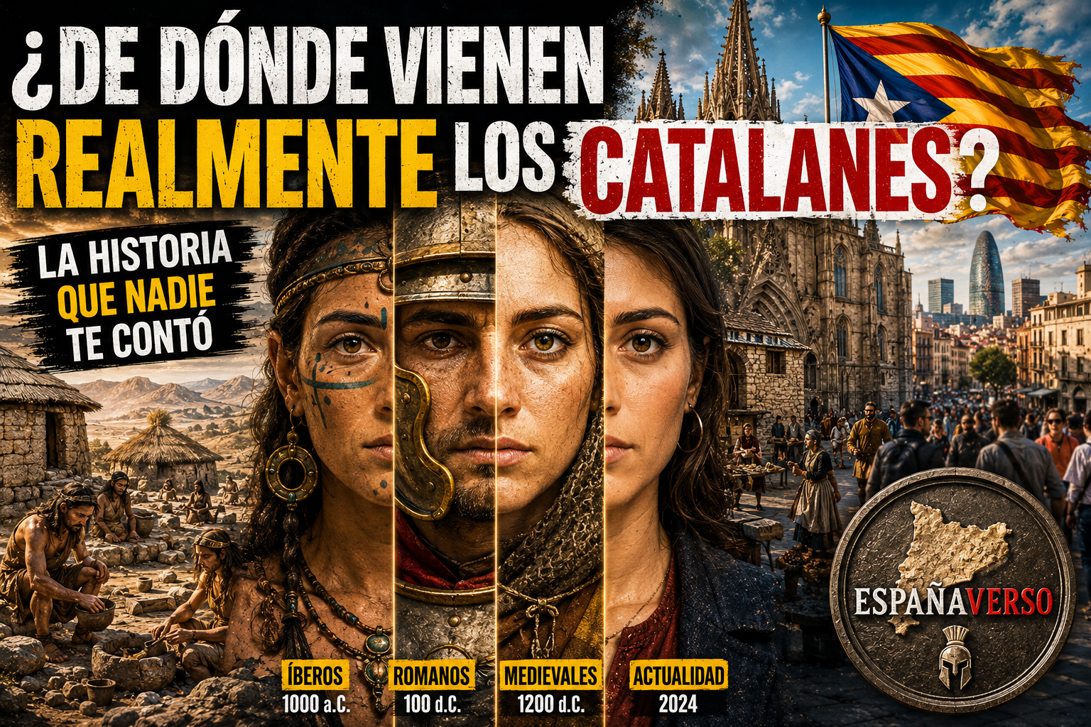 ¿De dónde vienen realmente los catalanes