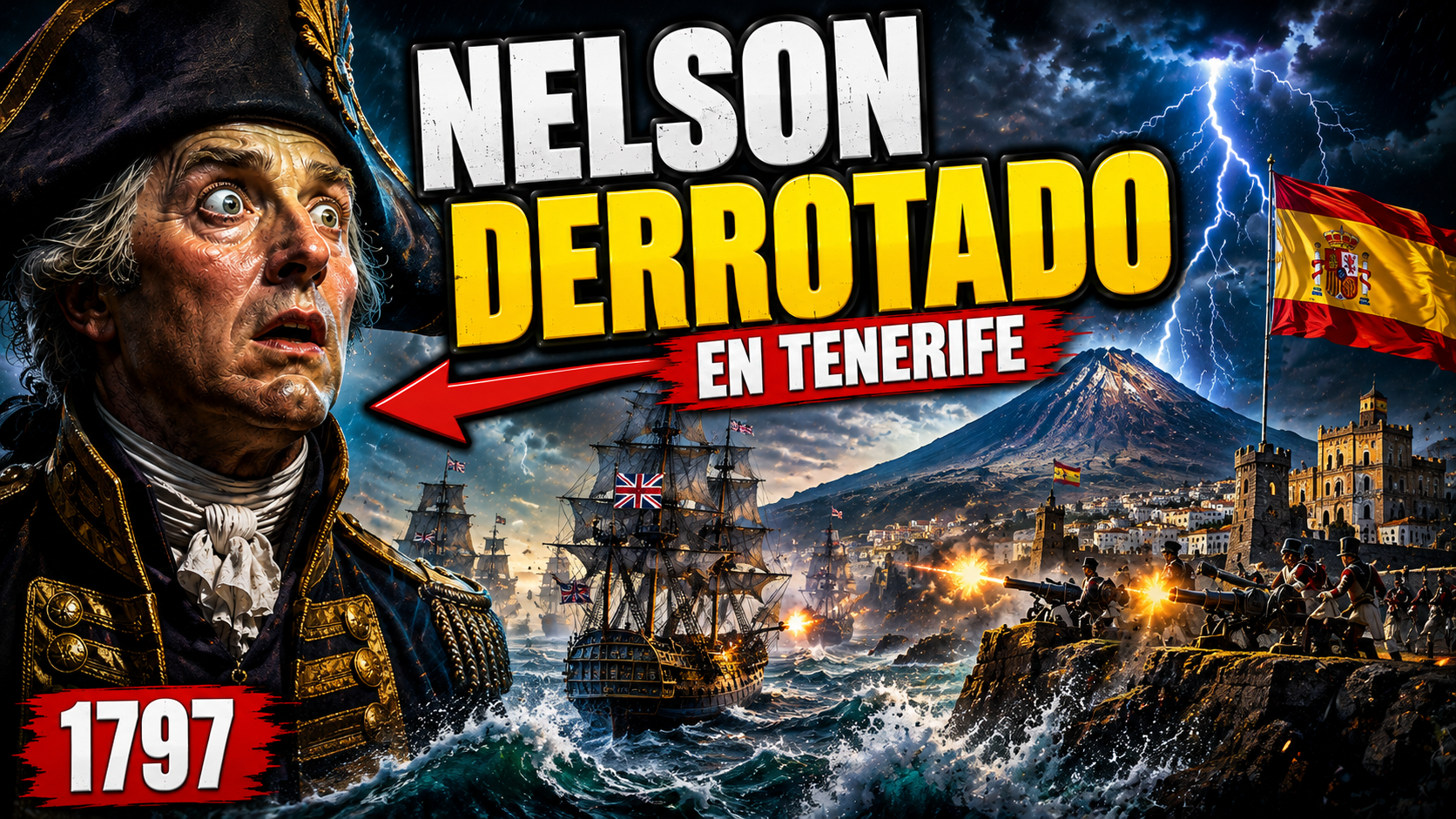 Nelson derrotado en Tenerife 1797